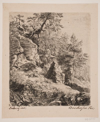Kaya manzarası by Joseph Brecheisen