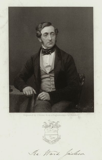 Ralph Ward Jackson , İngiliz avukat, demiryolu başkanı, Muhafazakar politikacı ve Hartlepool Milletvekili by Joseph Brown