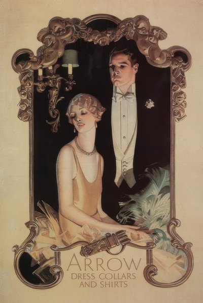 Arrow Elbise Yaka ve Gömlek by Joseph C. Leyendecker