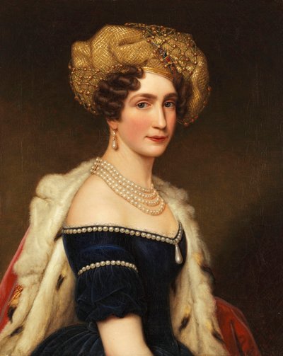 Bavyera Prensesi Augusta 1788-1851, Leuchtenberg Düşesi, yaklaşık 1825. by Joseph Carl Stieler