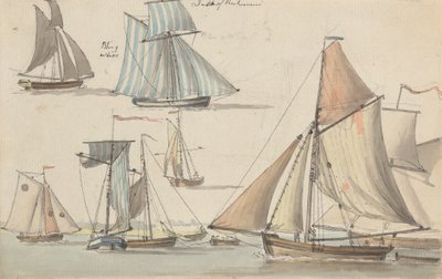 Richmond Dükü: Slooplar, Guletler, Kayıklar by Joseph Cartwright