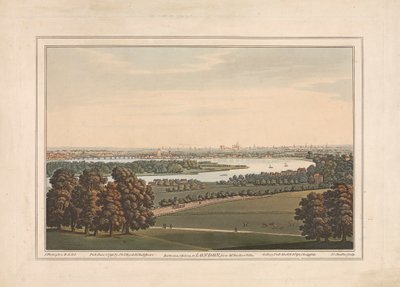Bay Rucker's Villa'dan Battersea, Chelsea ve Londra by Joseph Constantine Stadler