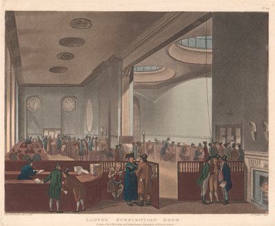 Lloyd's Abonelik Odası by Joseph Constantine Stadler
