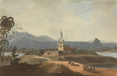 Fort Marlborough'nun Güney Doğu Görünümü, Benkulen, Sumatra, 1799 by Joseph Constantine Stadler