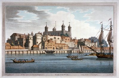 Thames Nehri üzerinde teknelerle Londra Kulesi