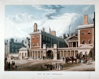 Amirallik, Whitehall, Westminster, Londra, 1818 by Joseph Constantine Stadler