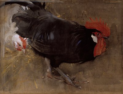 Kara Horoz (keten üzerine guaş) by Joseph Crawhall
