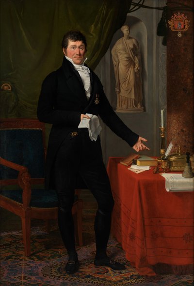 Baron Charles-Louis de Keverberg de Kessel'in Portresi by Joseph Ducq