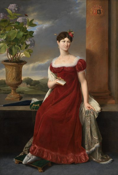 Mary Lodge'un Portresi (tuval üzerine yağlı boya) by Joseph Ducq