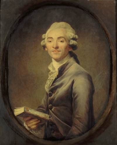 Bernard-Germain-Etienne de la Ville-sur-Illon, Lacépède Kontu 1756-1815, c. 1785. by Joseph Ducreux