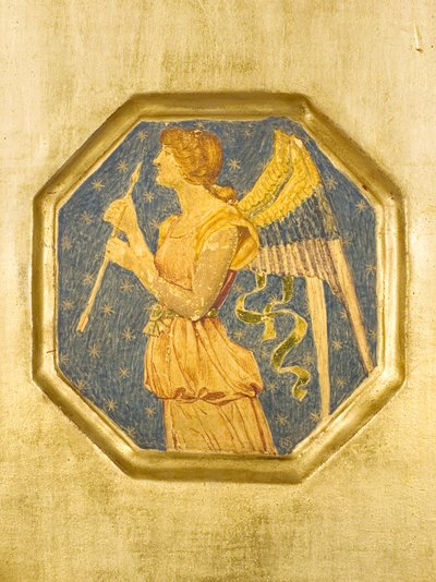 Oklu melek, Crystofore'den detay by Joseph Edward Southall