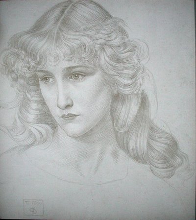 Bir Kızın Başı by Joseph Edward Southall