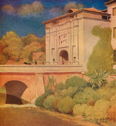 Porta Cavour, Treviso, 1934, 1936. by Joseph Edward Southall