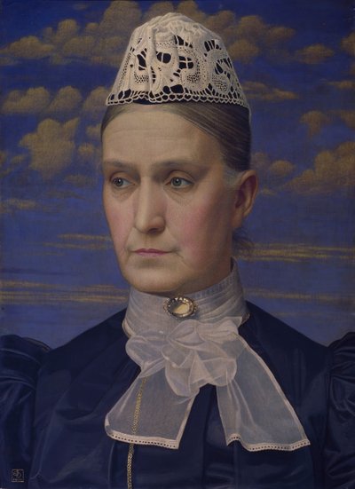 Sanatçının Annesinin Portresi, 1902. by Joseph Edward Southall