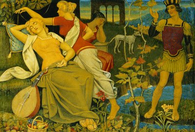 Uyuyan Güzeller by Joseph Edward Southall