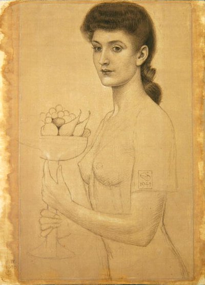 Bir Meyve Tabağı için Çalışma by Joseph Edward Southall