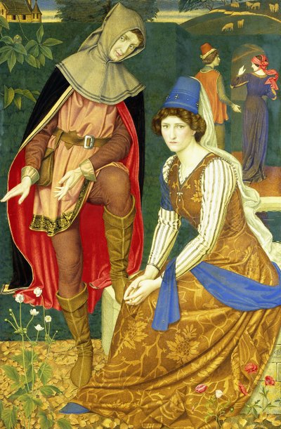 Fındık Kahverengi Hizmetçi by Joseph Edward Southall