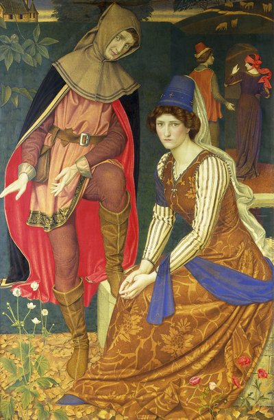 Fındık Kahverengi Hizmetçi by Joseph Edward Southall