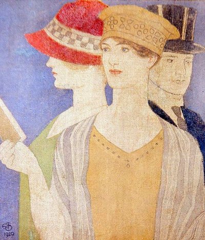 Sergi Ziyaretçileri by Joseph Edward Southall