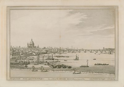 Blackfriars Köprüsü by Joseph Farington