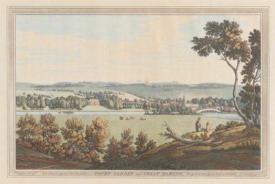 Mahkeme Bahçesi ve Büyük Marlow by Joseph Farington
