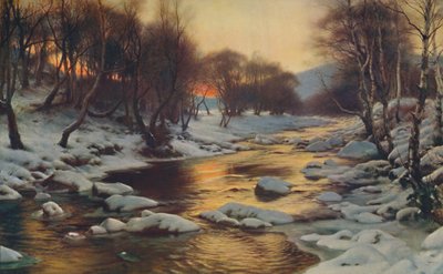 Ve Kışın Nefesi Soğuk ve Soğuk Geldi, 1886. by Joseph Farquharson