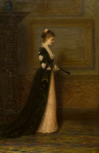 Bir Kadının Portresi (tuval üzerine yağlı boya) by Joseph Farquharson