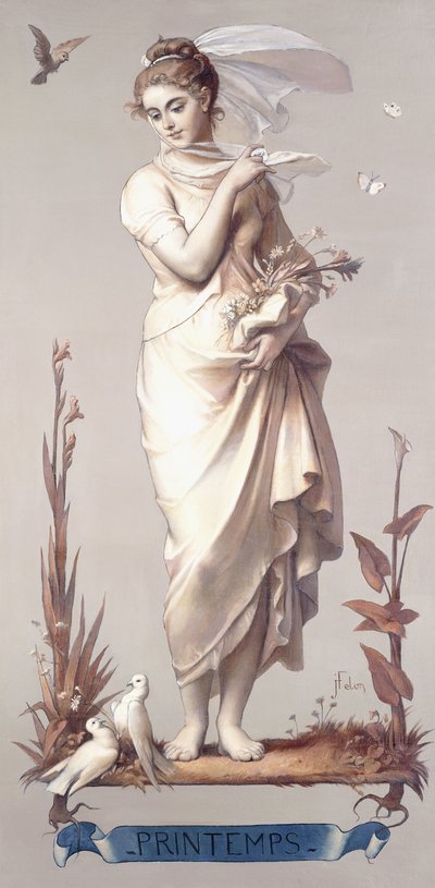Dört Mevsim - İlkbahar, 1873-74 by Joseph Felon