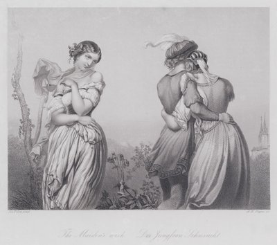 Kızın Dileği (gravür) by Joseph Felon