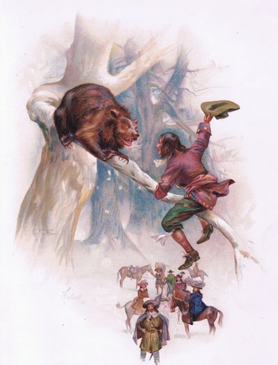 Bir ayakkabının içinde yaşayan yaşlı kadın (renkli taş) by Joseph Finnemore