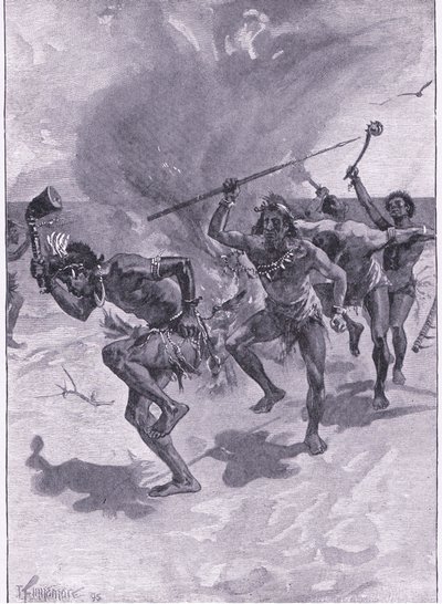 Hepsi bir ateşin etrafında dans ediyorlardı (lito) by Joseph Finnemore