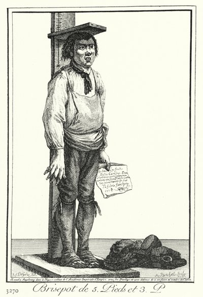 Five Foot Three Inch Crackpot (gravür) by Joseph Franz von (after) Goez