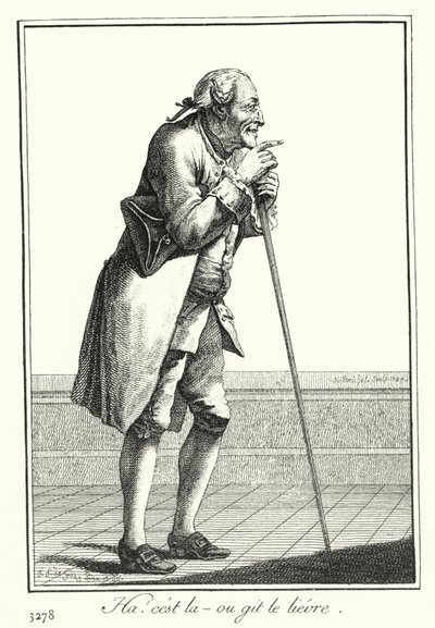 Ha! İşte orada (gravür) by Joseph Franz von (after) Goez