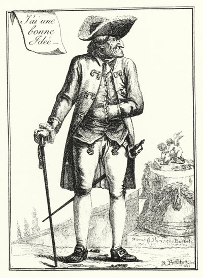 İyi Bir Fikrim Var (gravür) by Joseph Franz von (after) Goez