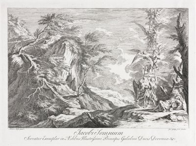 Jacobs Rüyası, c. 1720. by Joseph Goupy