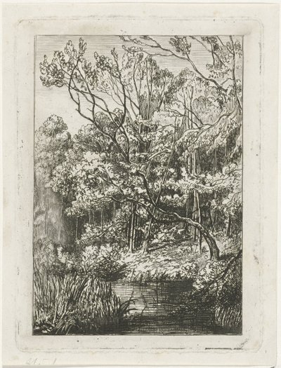 Orman manzarası by Joseph Hartogensis
