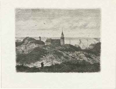 Scheveningen manzarası by Joseph Hartogensis