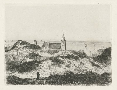Scheveningen manzarası by Joseph Hartogensis