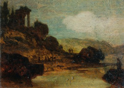 Kalıntılar ile manzara by Joseph Hasslwander