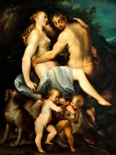 Venüs ve Adonis by Joseph Heintz