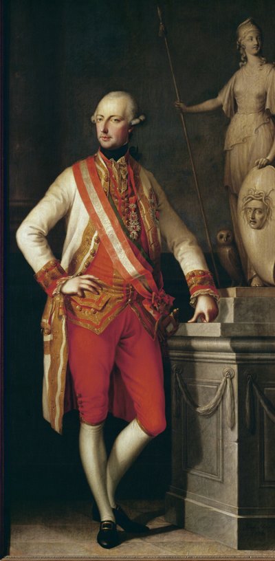 Joseph II, Kutsal Roma İmparatoru (tuval üzerine resim) by Joseph Hickel