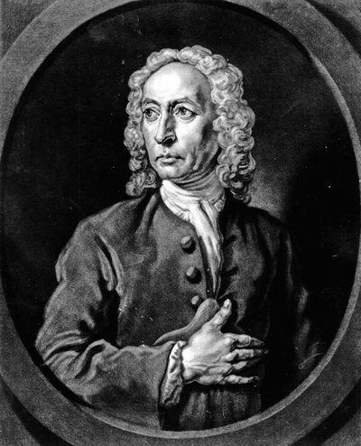 Anthony Sayer, John Faber Jr tarafından oyulmuş (mezzotint) by Joseph Highmore