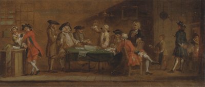 Taverna veya Kahve Evindeki Figürler by Joseph Highmore