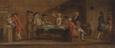 Bir Taverna veya Kahvehanedeki Figürler, M.Ö. 1725 veya 1750