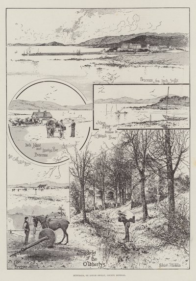 Buncrana, Lough Swilly, County Donegal üzerinde by Joseph Holland Tringham