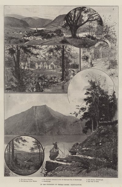Thomas Moore'un İzinde, Glendalough by Joseph Holland Tringham