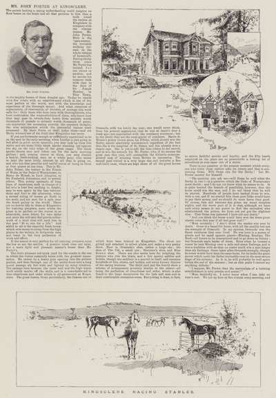 Kingsclere Yarış Ahırları by Joseph Holland Tringham