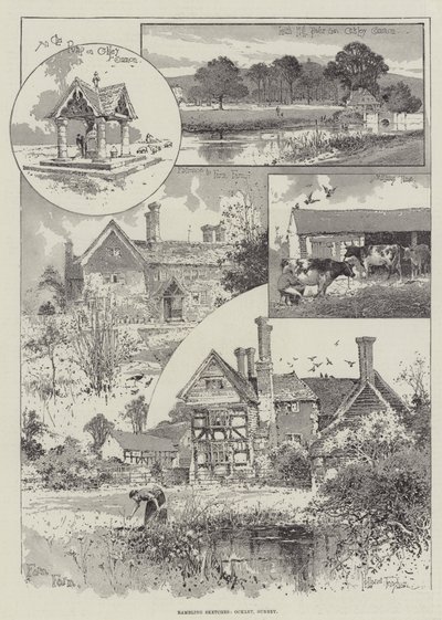Başıboş Eskizler, Ockley, Surrey by Joseph Holland Tringham