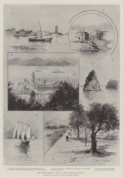 Çin Sorunu, Yangtse-Kiang Bölgesindeki Manzaralar by Joseph Holland Tringham