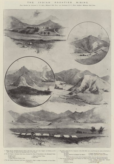 ಇಂಡಿಯನ್ ಫ್ರಾಂಟಿಯರ್ ರೈಸಿಂಗ್ ಟರ್ಕ್ by Joseph Holland Tringham